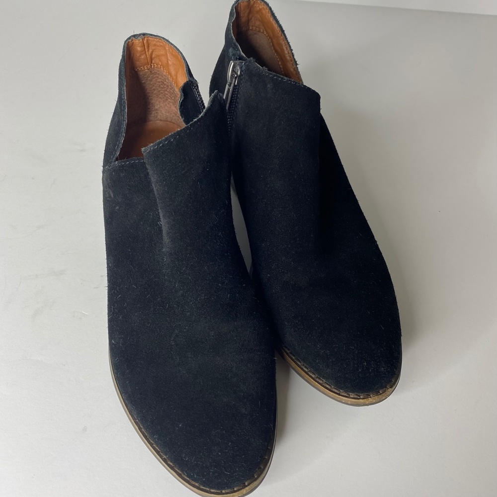 Lucky Brand Frankela  Suede Leather Booties 7